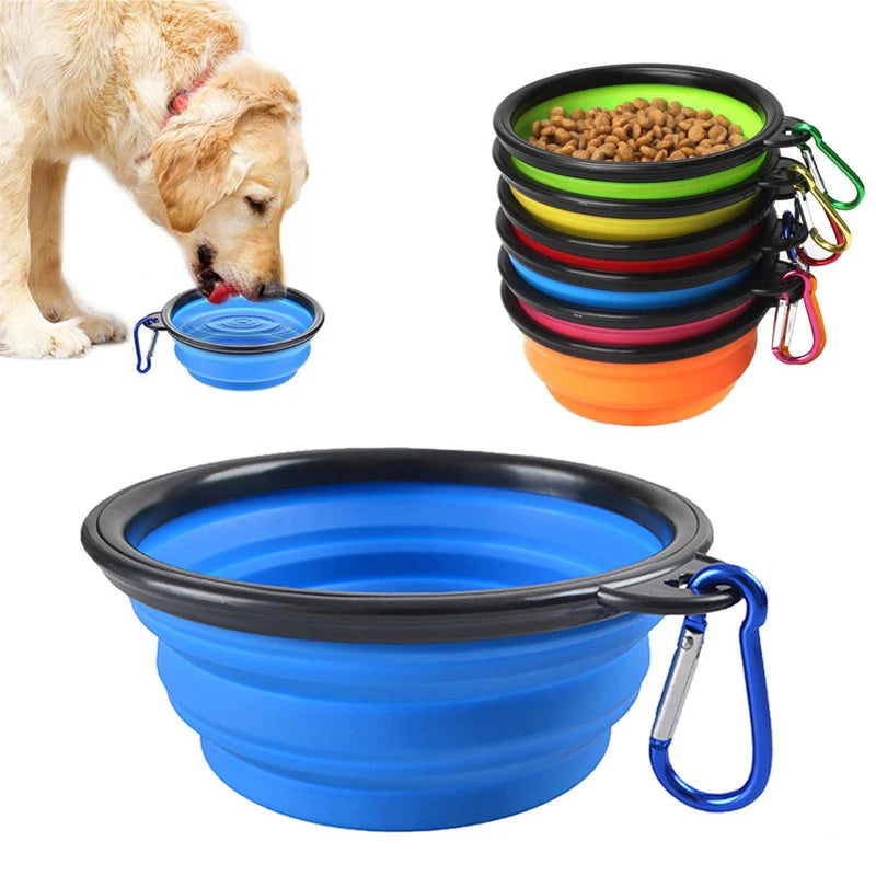 1000ml Travel Folding Silicone Bowl