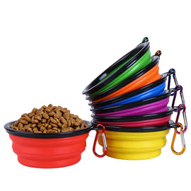 1000ml Travel Folding Silicone Bowl