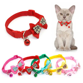 Pet Bow Bell Collars