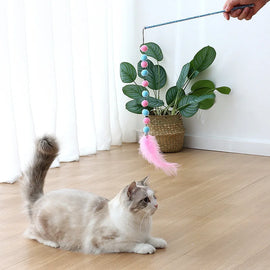 Interactive Feather Cat Toys