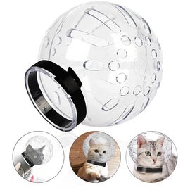 Space Hood Anti-Licking Grooming Mask